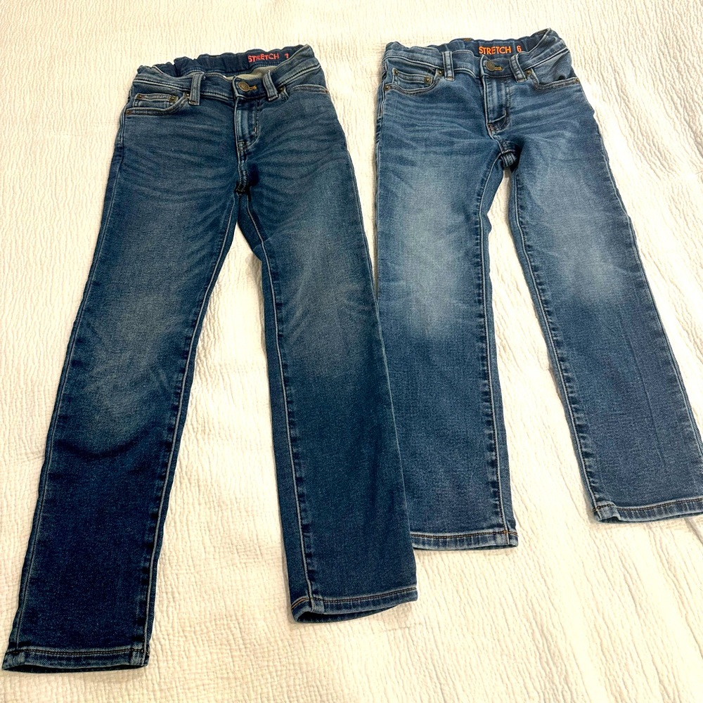 Slightly Used Boys JCrew Jeans Size 6 and Size 7